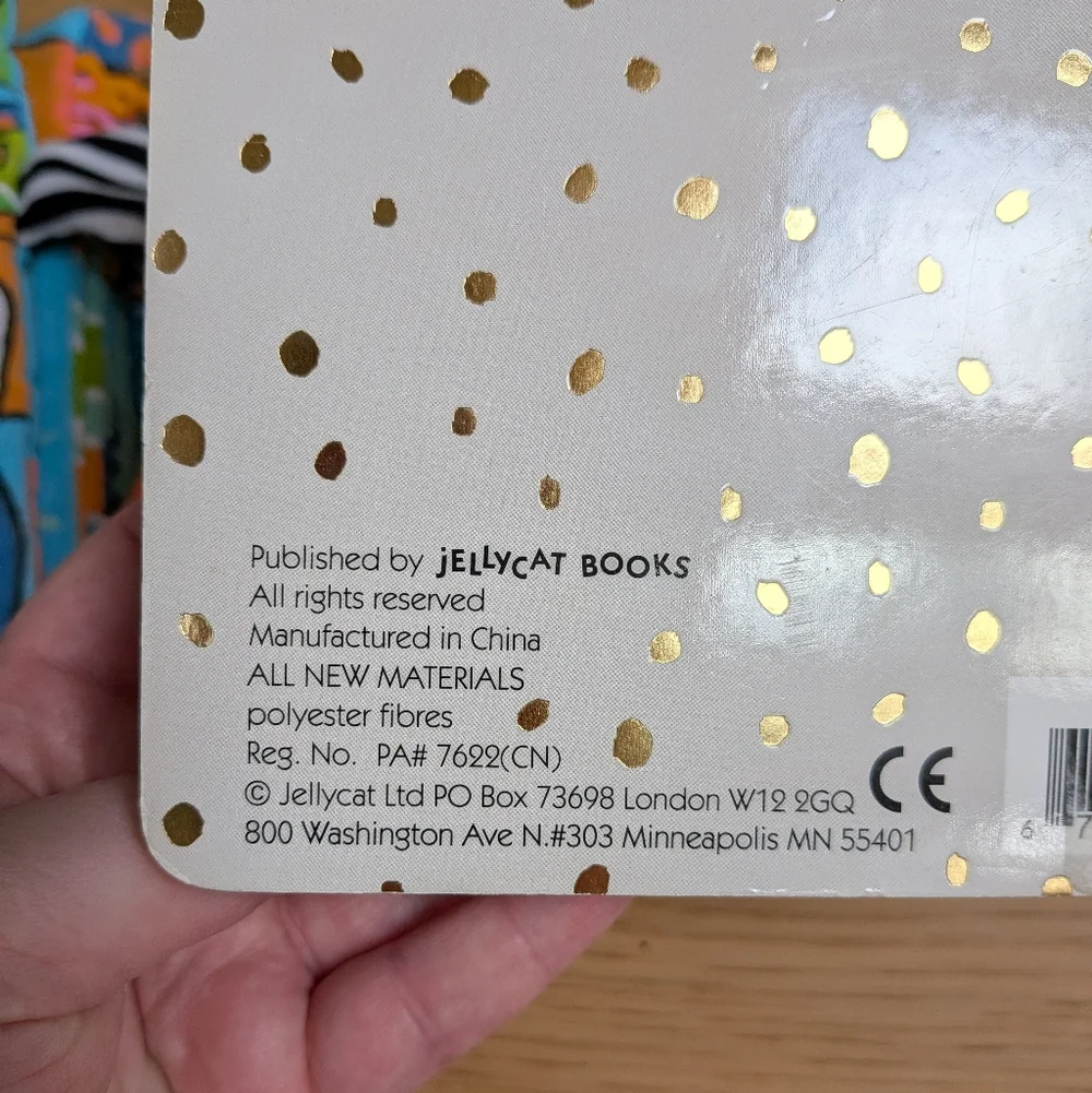 Jellycat Touch & Feel Sensory Activity Baby Book Bundle